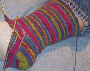 Sock of Red Hearts Heart & Sole with Aloe